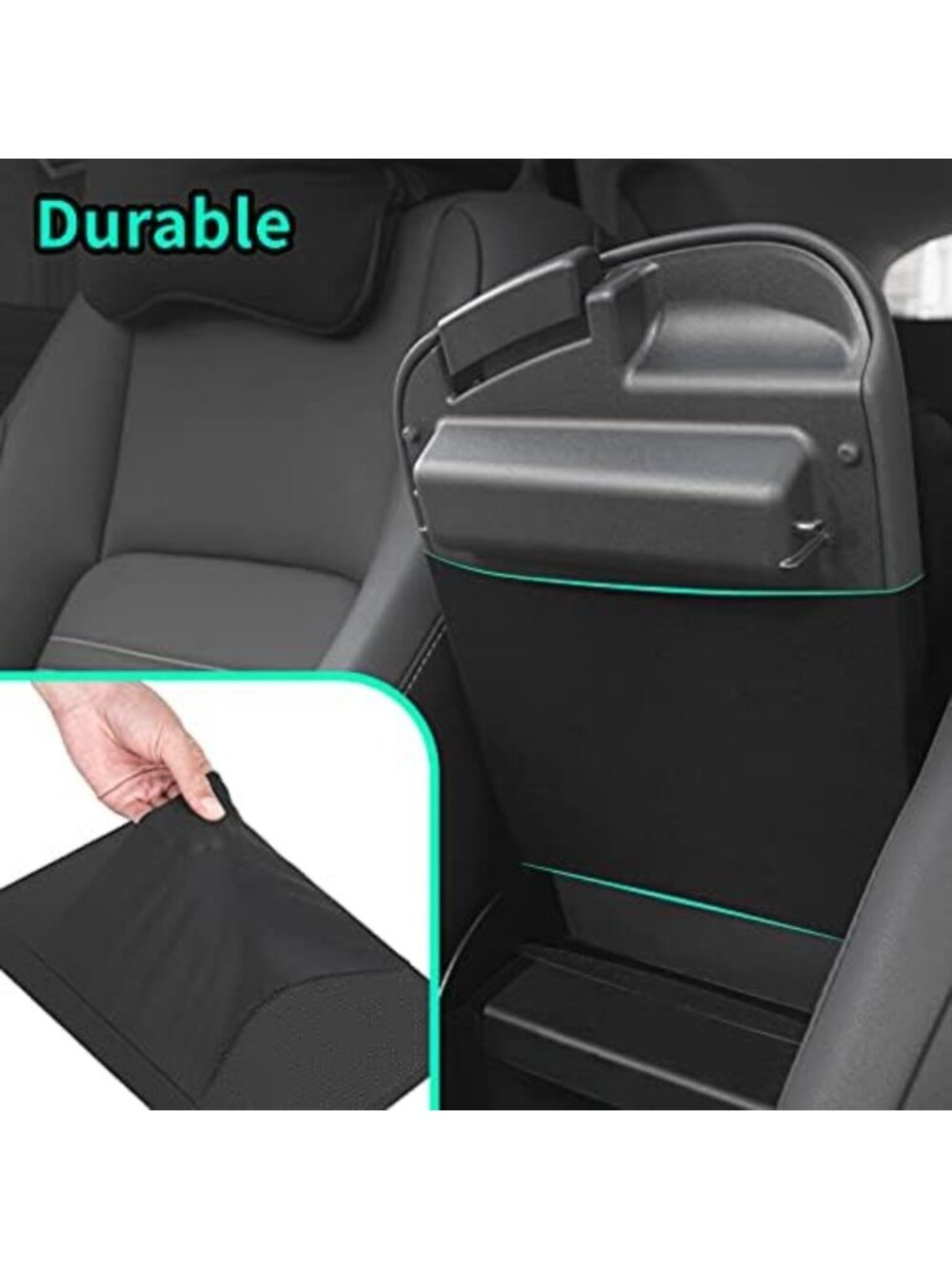 Memory Foam Car Center Console Cover - 1.5 Inch Armrest Cushion Pad for Comfort - Picture 3 of 6
